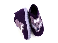 Superfit lila hjemmesko Happy uldfilt